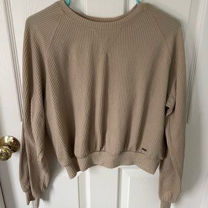 Hollister small long sleeve brown T-shirt